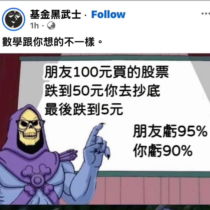 原始貼文配圖:相對風險、絕對風險與真正的暴露人數