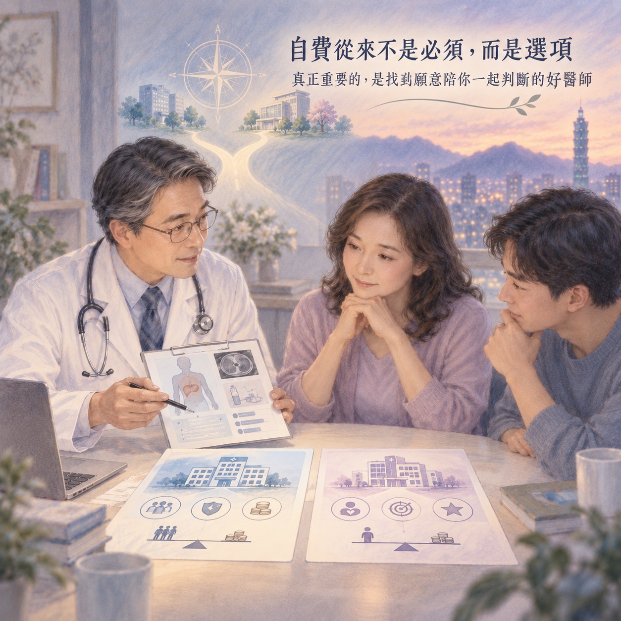 原始貼文配圖：為什麼在台灣，自費醫療很難談？
